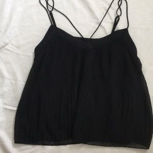 Black tank top from Hollister. Worn once.